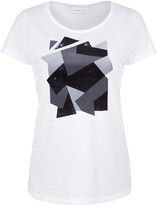 Thumbnail for your product : Urban Gilt Telford White Camouflage Print T-Shirt