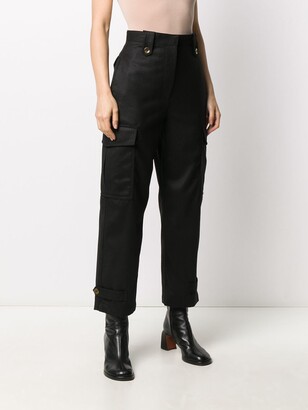 Pt01 High-Waisted Crop Trousers