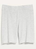 Thumbnail for your product : Old Navy High-Waisted Sunday Sleep Rib-Knit Biker Shorts for Women -- 7-inch inseam