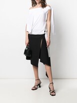 Thumbnail for your product : MICHAEL Michael Kors Wrap-Front Midi Skirt