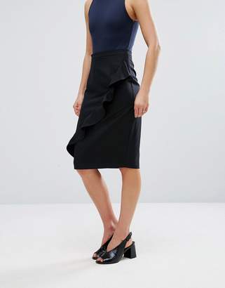 New Look Ruffle Front Skirt
