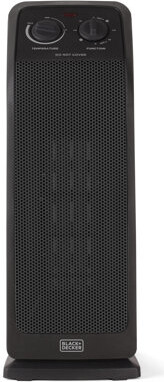 Winter Ready Series BLACK+DECKER Space Heater with Adjustable Thermostat, Portable Heater & Tower Fan with 3 Settings