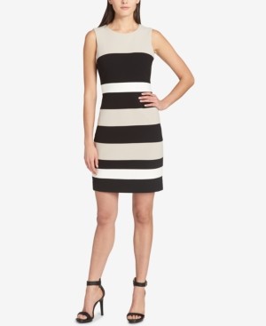tommy hilfiger black and white dress