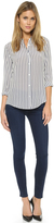 Thumbnail for your product : 7 For All Mankind The Mid Rise Slim Illusion Luxe Skinny Jeans