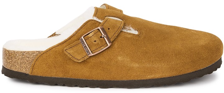 birkenstock shearling clog sale