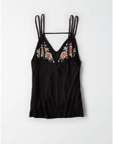 Thumbnail for your product : American Eagle AE Embroidered Swing Tank
