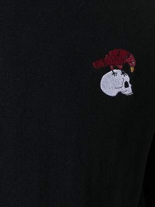 Alexander McQueen skull and crow sweater