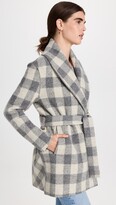 Thumbnail for your product : Harris Wharf London Shawl Belted Vichy Jacket