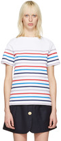 Thumbnail for your product : A.P.C. White Striped Yoyogi T-shirt
