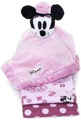 Disney Minnie Mouse 2-Pack Receiving Blankets and Security Blanket by