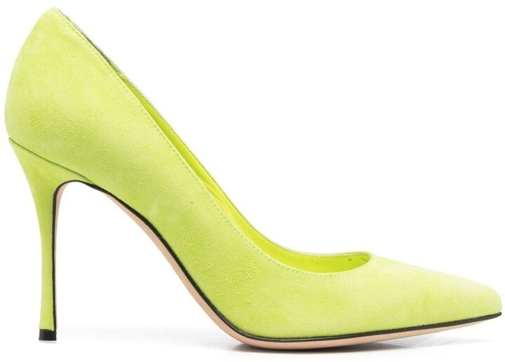 yellow neon pumps
