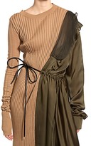 Thumbnail for your product : Sacai Eric Asymmetric Combo Knit Dress