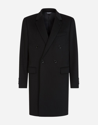 Dolce & Gabbana Double-Breasted Cashmere And Wool Coat