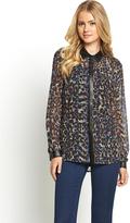 Thumbnail for your product : Definitions PU Collar Blouse