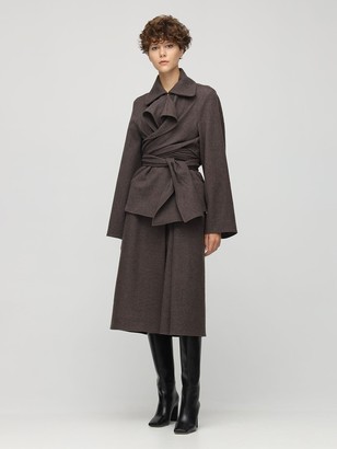 Lemaire Knotted Felt Wool Jacket
