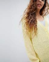 Thumbnail for your product : ASOS DESIGN Cardigan In Fluffy Open Knit