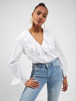 Thumbnail for your product : French Connection Ena Organic Rhodes Ruffle Blouse