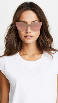 Cat Eye Super Sunglasses Kim Mirrored Sunglasses