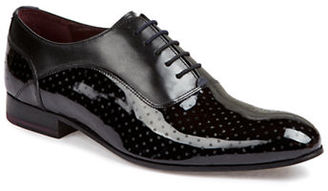 Ted Baker Jeick Patent Leather Polka Dot Oxfords