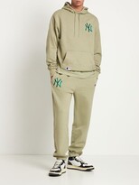 Thumbnail for your product : New Era Yankees logo cotton blend jersey joggers