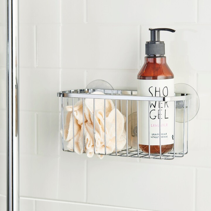 Dunelm Aquarack Organiser Silver ShopStyle Bath Accessories