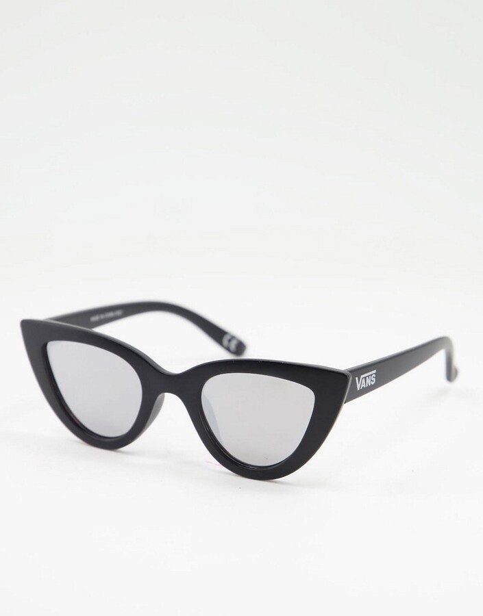 Vans Retro cat eye sunglasses in black - ShopStyle