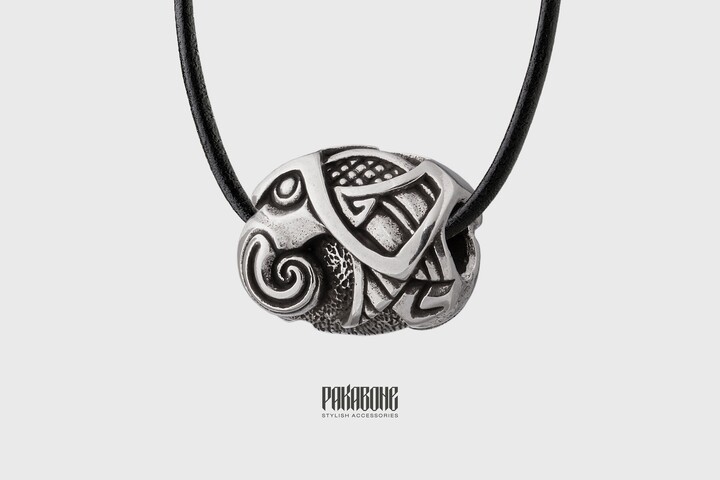 Etsy Viking Necklace Odin's Ravens - Nordic Pendant Hugin & Munin Jewelry For Men Women 000-996