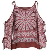 Thumbnail for your product : Ella Moss Women's Mosaic Cold Shoulder Top