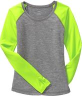 Thumbnail for your product : Old Navy Girls Active Raglan-Sleeve Tops