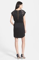 Thumbnail for your product : Rebecca Taylor Lace Inset Blouson Dress
