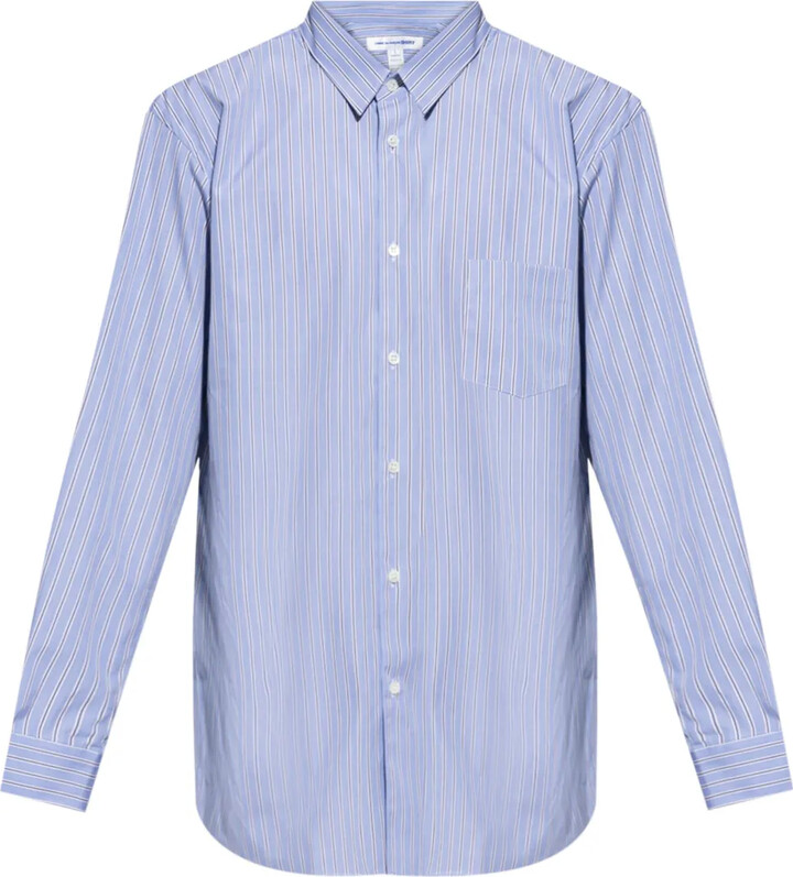 Comme des Garçons Shirt Striped Buttoned Shirt