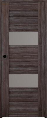 Vita DIY-FRIENDLY Paneled Manufactured Wood and Glass Prefinished Standard Door