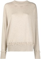 Thumbnail for your product : Barrie Round Neck Cashmere Jumper