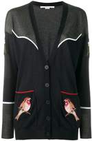 Stella McCartney embroidered Western robin cardigan