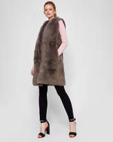 Thumbnail for your product : Ted Baker SAAGE Reversible shearling gilet