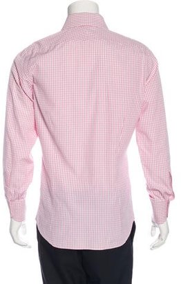 Tom Ford Plaid Button-Up Shirt