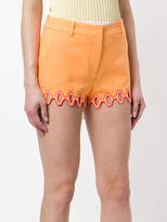 Thumbnail for your product : Emilio Pucci embroidered trim shorts