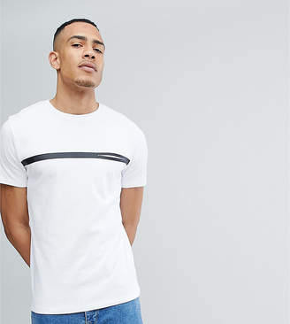 Selected T-Shirt With Stripe And Pocket Detail