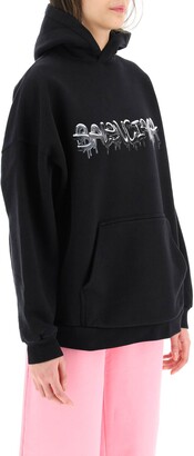 Balenciaga Slime Wide Fit Hoodie - ShopStyle