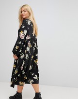 Thumbnail for your product : Alice & You Smock Dress In Sparse Floral