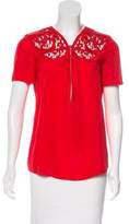 Thumbnail for your product : The Kooples Lace Panelled Blouse
