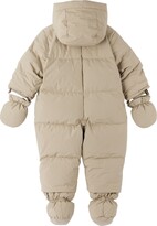 Thumbnail for your product : Bonpoint Baby Beige Tagonfly Down Snowsuit