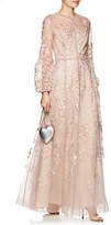 Thumbnail for your product : J. Mendel Women's Floral-Embroidered Silk Tulle Gown