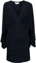 Thumbnail for your product : Halston Oaklyn gather-detail short dress