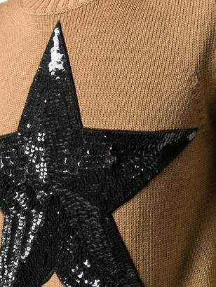 P.A.R.O.S.H. sequinned star jumper