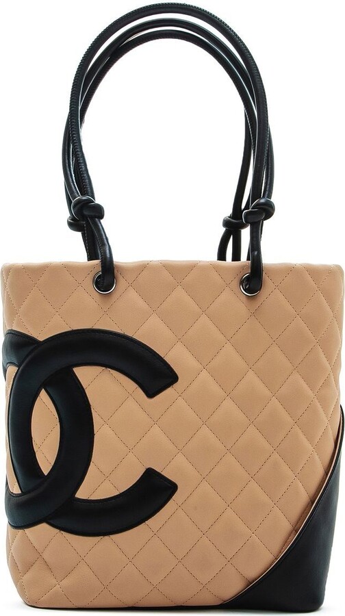 CHANEL Pre-Owned 2006 Cambon Diamond Quilted CC Tote Bag - Farfetch