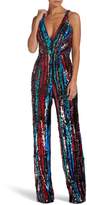 Thumbnail for your product : Dress the Population Charlie Sequin Jumpsuit