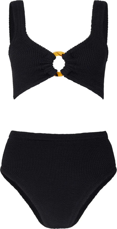 Hunza G Nadine seersucker bikini set