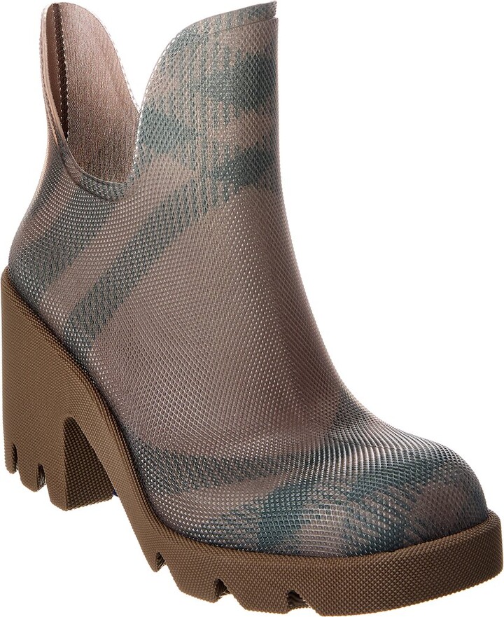 Burberry Check Rubber Bootie