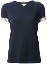 Thumbnail for your product : Burberry 'House Check' cuffs T-shirt